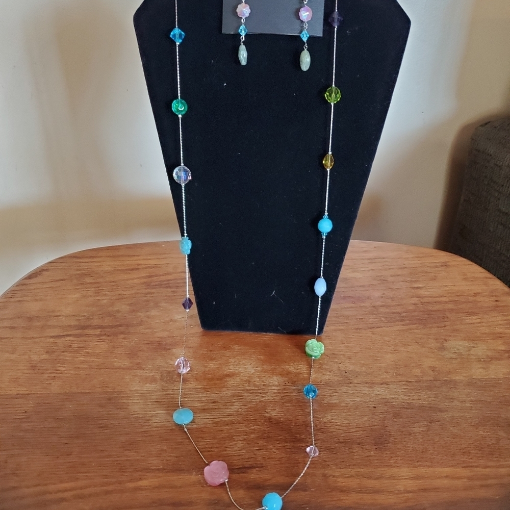 Cookie Lee Necklace and Earrings NWT - Picture 4 of 6